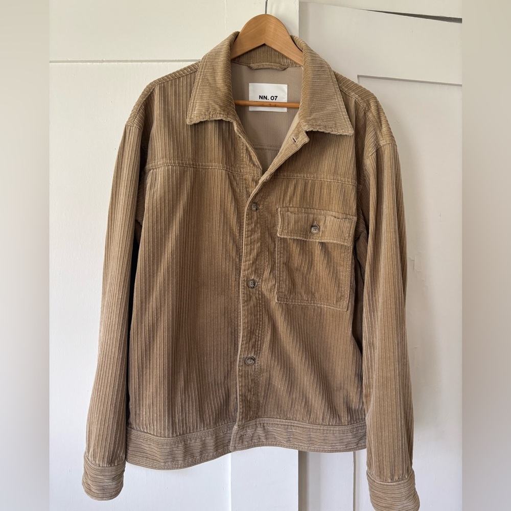 Vince NN. 07 Tan Corduroy Trucker Jacket